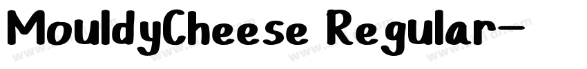 MouldyCheese Regular字体转换